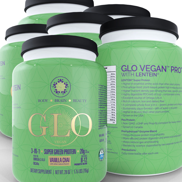 Glo Vegan Protein Powder - Vanilla Chai